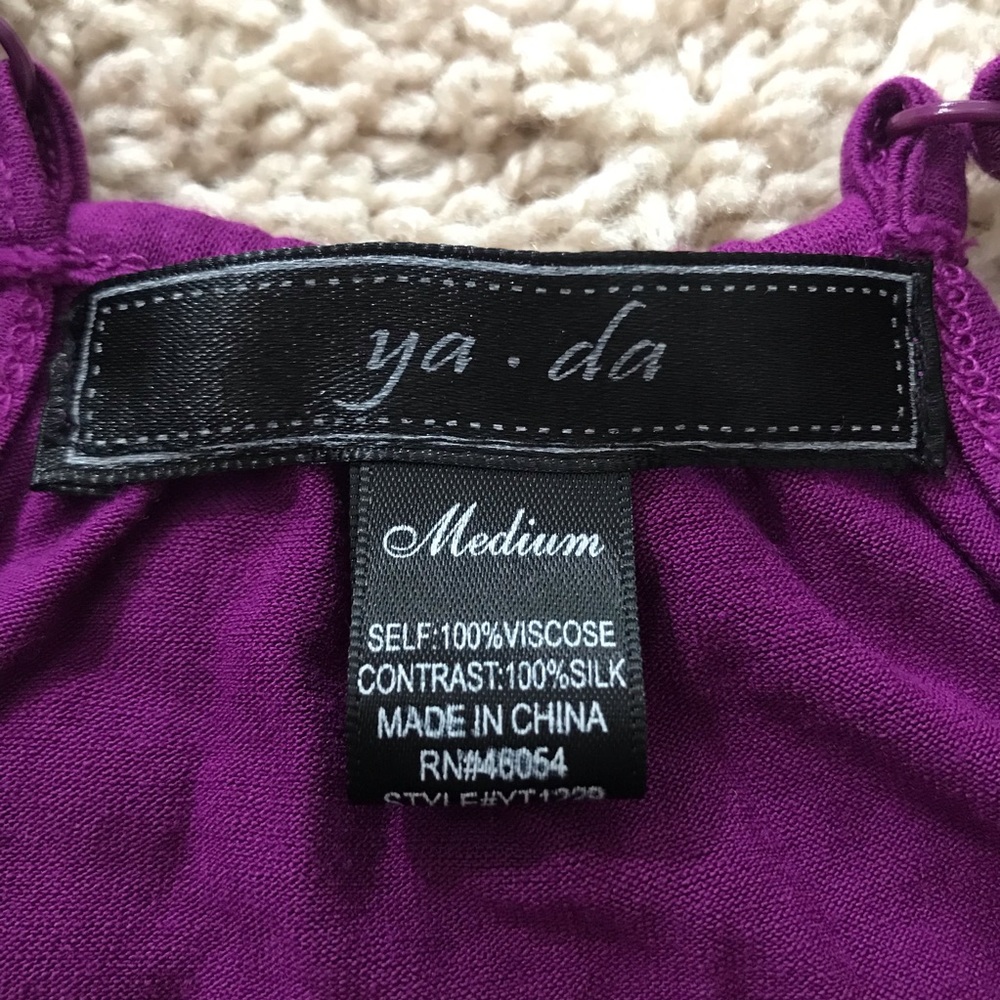 Silk Ruffled Racerback Tank - Picture 7 of 7